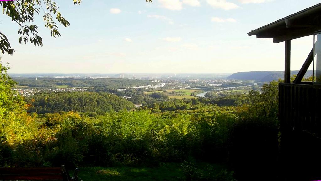 Panoramablick über das halbe Saarland